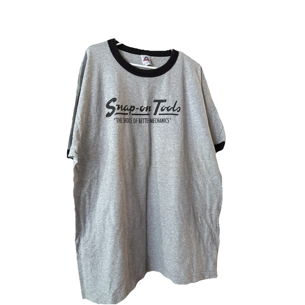 Snap-On T-Shirt Size Gray The Choice‎ If Better Mechanics # 13 On back XL